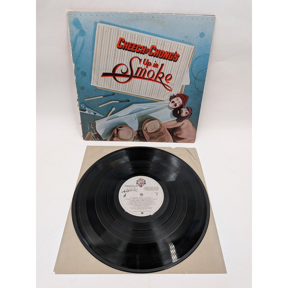 Cheech & Chong Up in Smoke Soundtrack Vinyl LP 1978 Warner Bros Gatefold